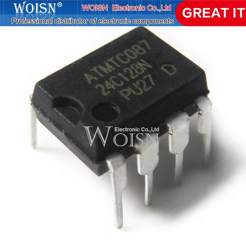 

10pcs/lot AT24C128A 24C128 DIP-8