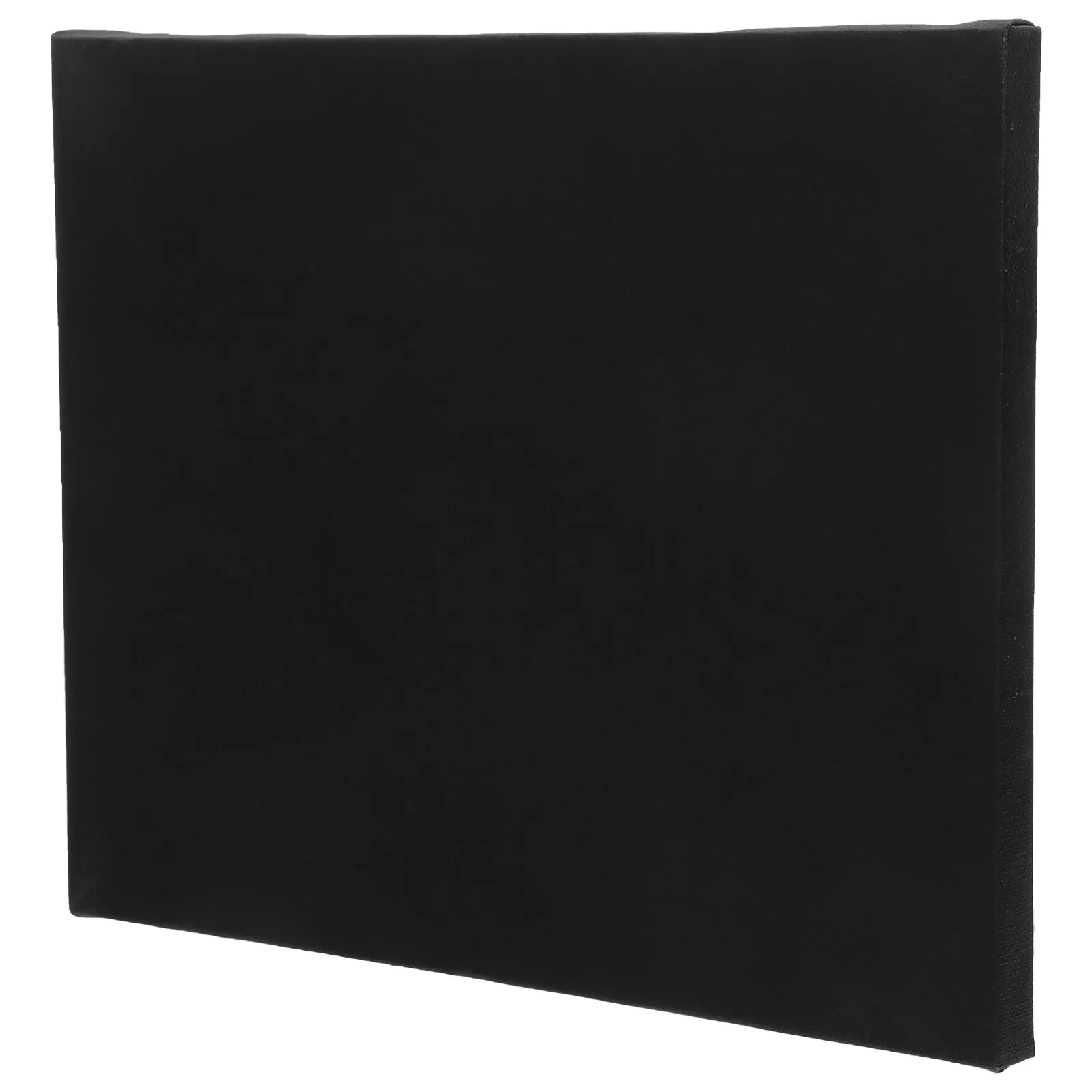 Black Cotton Canvas Blank Boards with Wooden Frame 20Cm Acrylic Oil Watercolor Painting Canvas Panels for Art for