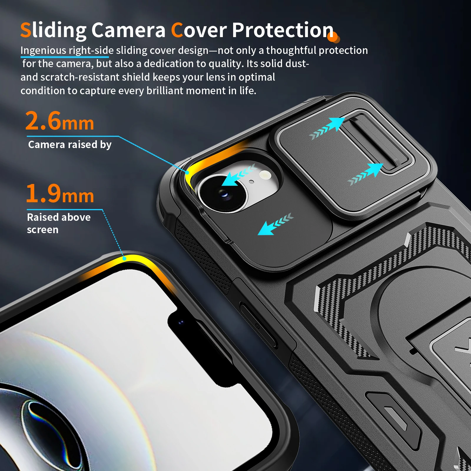 Capa de Celular Antichoque com - Camera Lens Protector avaliação e preço