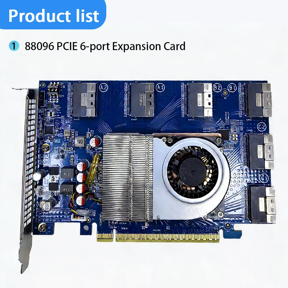 PLX88096 Expansion Card/PCIe 4.0 Switch 6ports 10ports Card/split