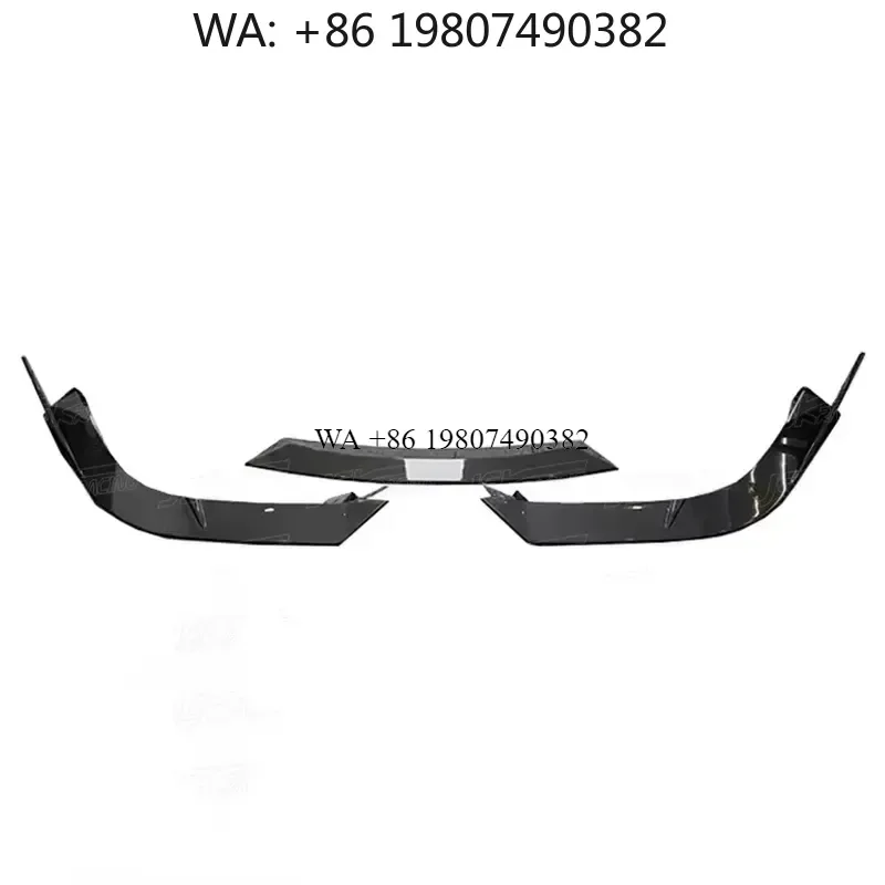 Wmwmnu BFA STYLE Dry Carbon Fiber Front Lip Spoiler for 296 GTB 2022 2023 Car Body Kit Bumper Chin Splitter