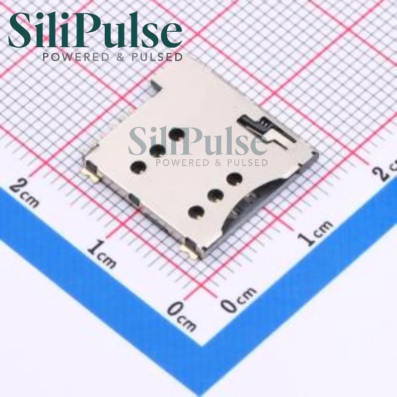 (20-100pcs) SMC-202-6 SMD 100% Original In Stock SIM MicroSIM 1.35mm