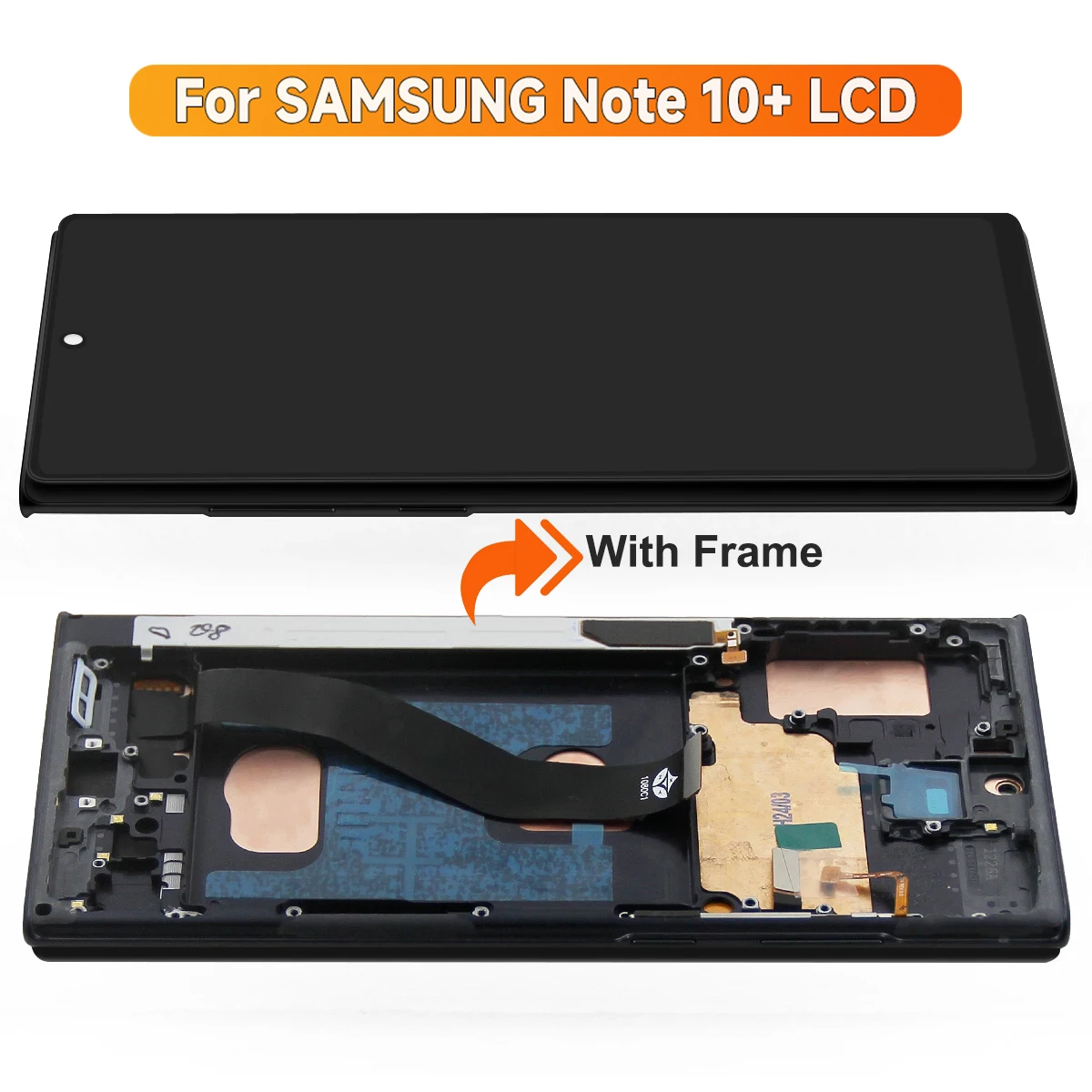 Note 10 Plus For Samsung 6.8\'\'For Note10+ N975F N975 N975W LCD Display Touch Screen Digitizer Assembly Replacement