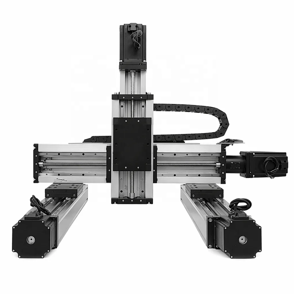 High Accuracy 0.05mm Bearing Steel Closed Structure  3 Axis  Linear Guide Robot Kit For Laser Engraver Automation