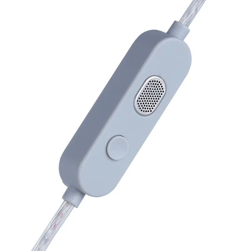 KZ M2 Dual Mic Silver-Plated Upgrade Cable EQ Tuning Type-C for EDX Pro X AS16 Pro PRX Zenith Gamer Accessories