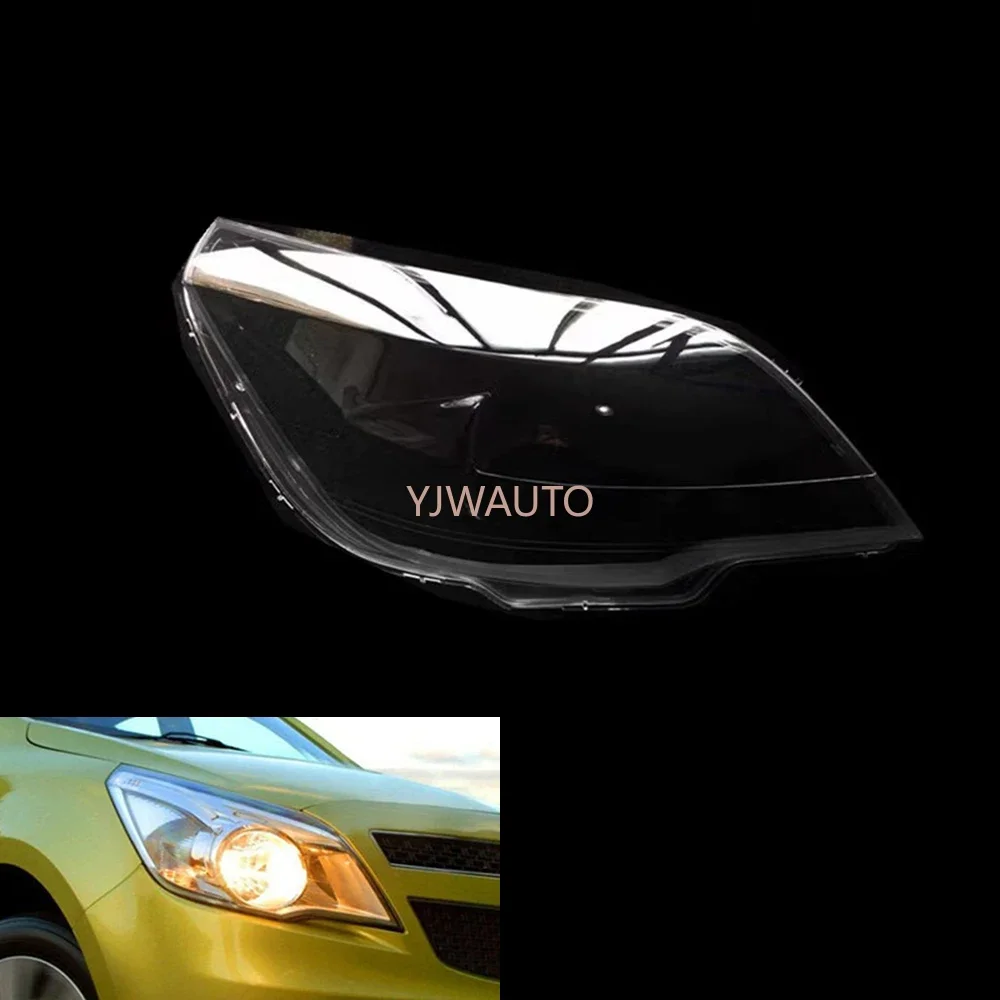 Para Chevrolet Agile 2010 cubierta de faro lente de faro de coche reemplazo de cristal lente de pantalla frontal carcasa de coche