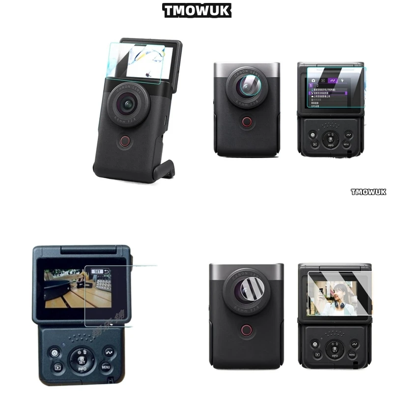

For Canon Powershot V10, Bubble-Free Installation Glass, Quick Setup For Immediate Use & Defense.