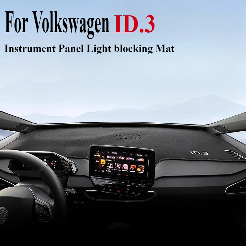 

For Volkswagen VW ID.3 2021-2025 Central Control Sunscreen Pad Instrument Panel Light blocking Mat Car Modification Accessories