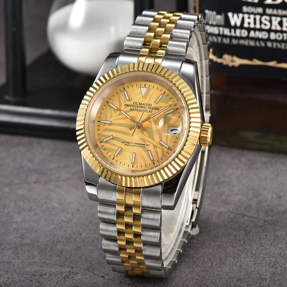 

NH35 Watch 39mm case Watch Luxury men's Watch sapphire glass for NH35 Automatic mechanical Movement Men watch