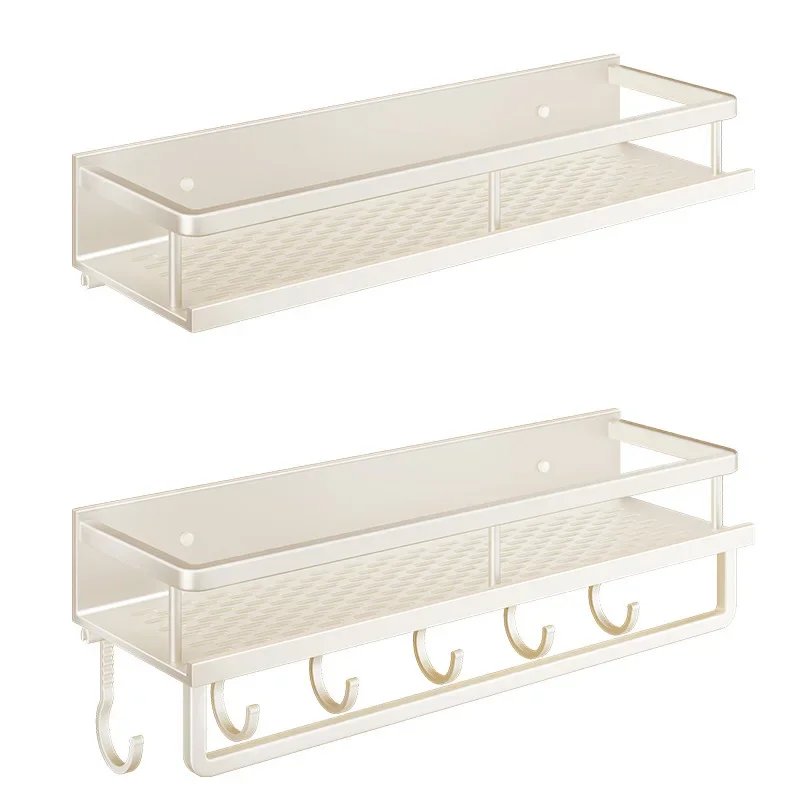 Toilet rack Bathroom washstand No punching wall-mounted bathroom storage hanging shelf Space aluminum material