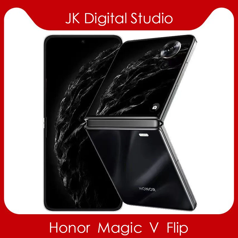 Google Play Honor Magic V Flip 5G Smart Phone 6.8inch OLED Snapdragon8+ Gen1 4800Mah 66W Super Charge 50MP MagicOS 8.0 OTA NFC