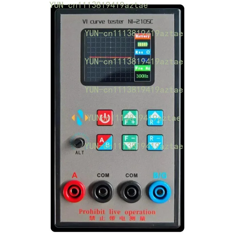 18 Levels Frequencies Adjustable 2.0‑inch TFT Screen NI‑210SC Portable Dual Channel VI Curve Tester