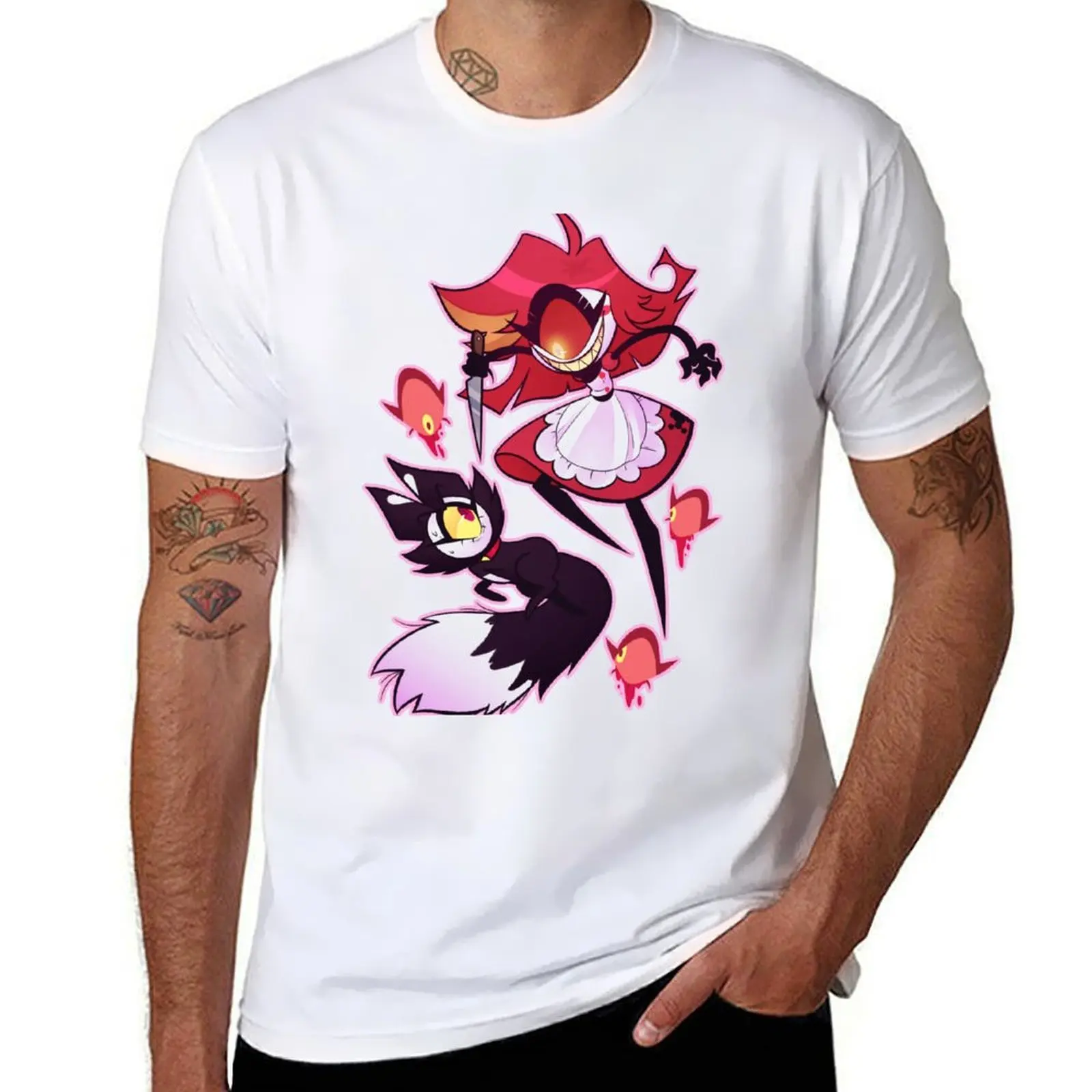 

custom t shirt man Niffty print cotton T-Shirt t shirts