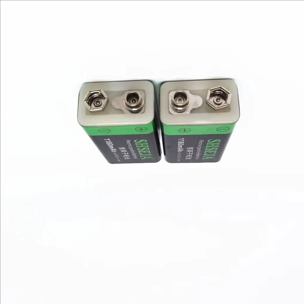 

20pcs 6F22 9V Li-ion Battery USB 9V Rechargeable Battery Type-C Rechargeable for RC Helicopeter Model Multimeter Toy