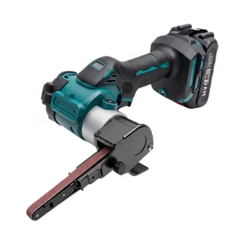 Lithium Battery Sanding Belt Machine Wireless Electric Sanding Machine Wood Metal Surface Rust Removal and Edge Trimming Tools