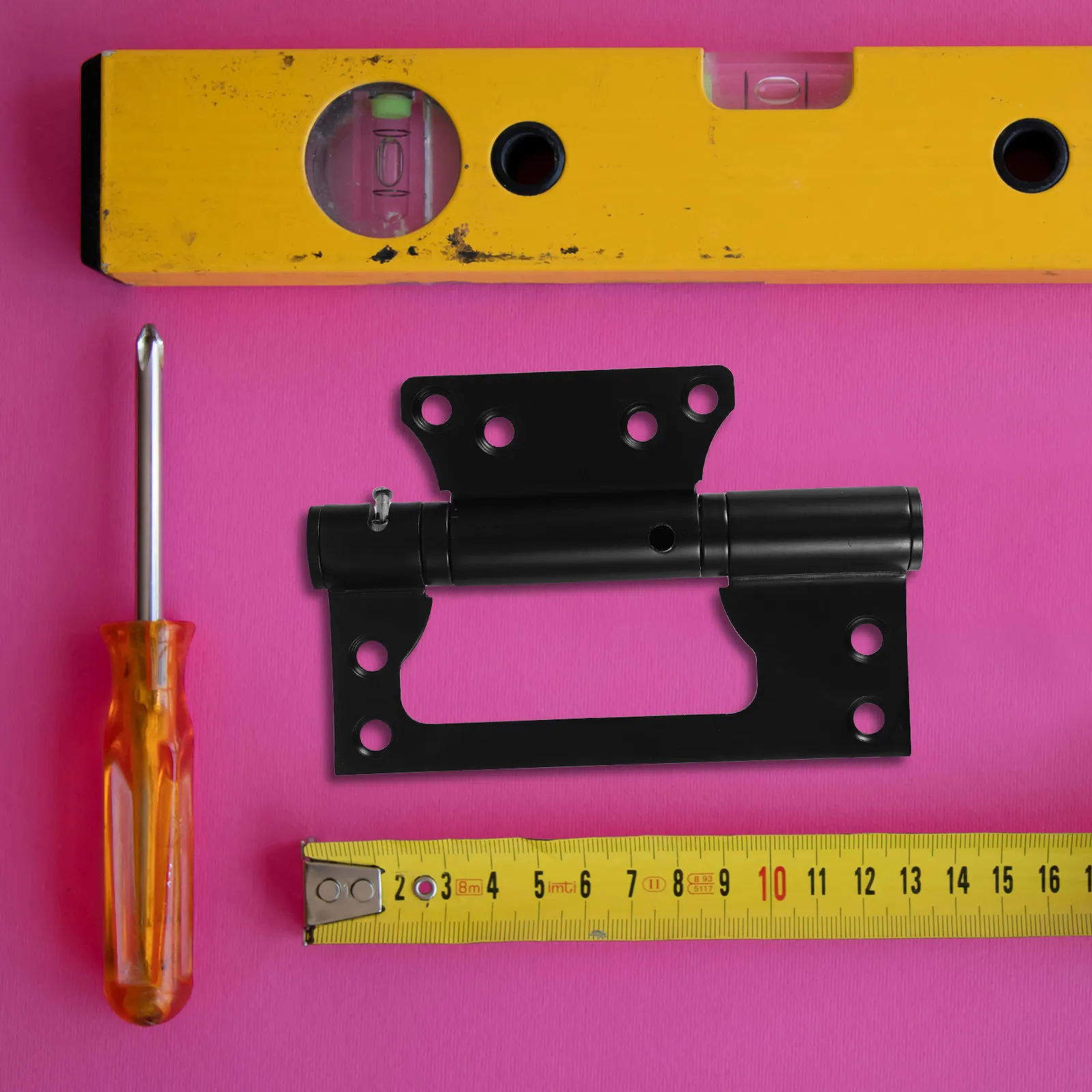 

Stainless Steel Hydraulic Invisible Door Closer Heavy Duty Silent Flush Mount Auto Closing Door Hinge for Cabinet Wardrobe