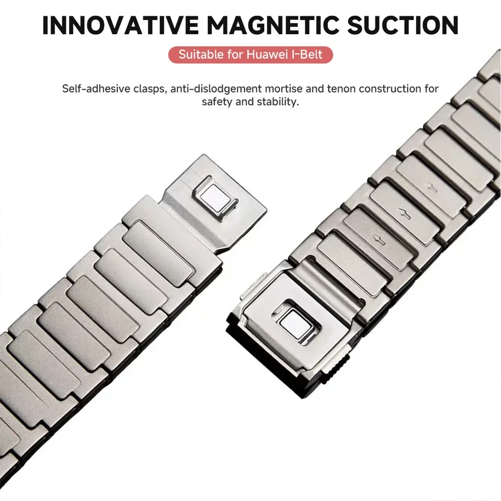 22mm Magnetic Titanium Strap For Huawei Watch GT6/5/GT5Pro/GT6Pro 46mm 4/3 Pro Band For Amazfit Balance GTR 4/3/2 47mm Bracelet