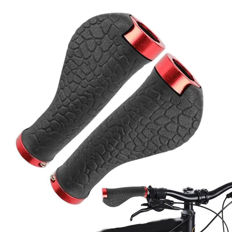 

Cycle Hand Grips Replacement Single Lock Handle Bar Replacement Hand Grip Comfortable Ergonomic Single Lock On Handle Bar