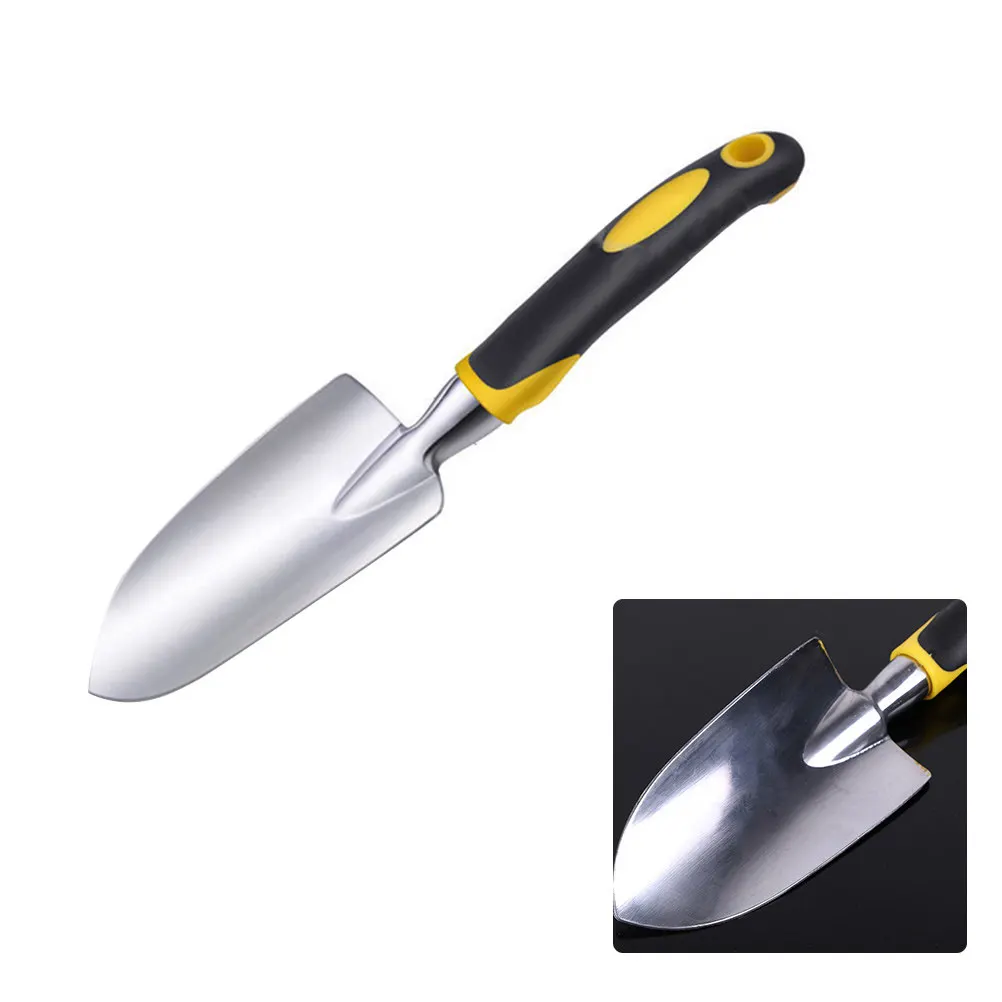 

Garden Trowel Polished Aluminum Head Ergonomic Handle Reduces Fatigue for Digging Transplanting Weeding Garden Tools