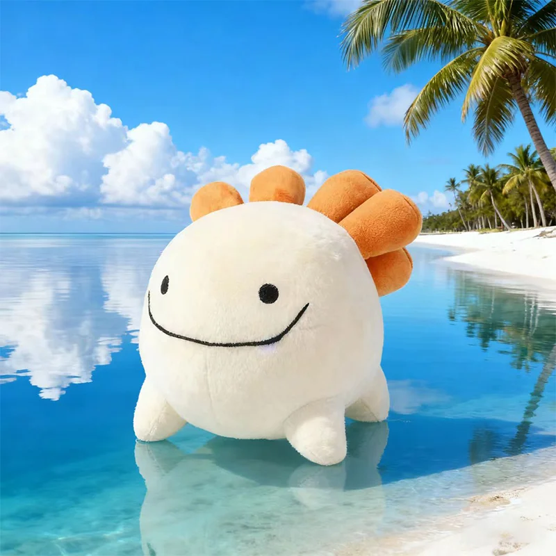 22 سنتيمتر Kawaii أنيمي Deepwoken شاركو لعبة أفخم الكرتون قنديل البحر يبتسم كبير الفم السمندر لينة البحر الحيوان الحياة لعبة طفل هدية #4