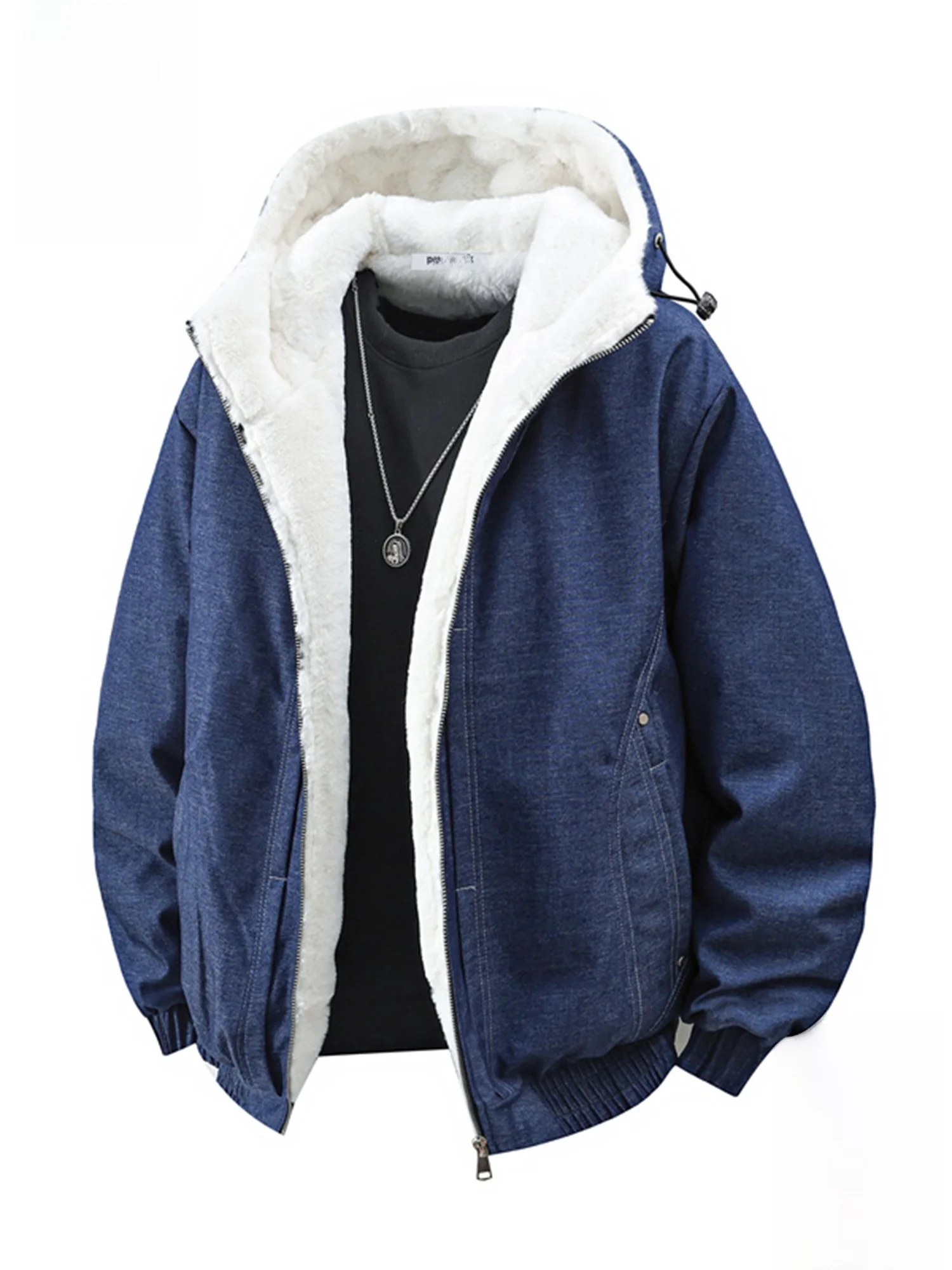 

Мужская зимняя повседневная куртка Paul Frank Monkey свободного кроя с капюшоном из хлопка и вельвета, теплая молодежная верхняя одежда