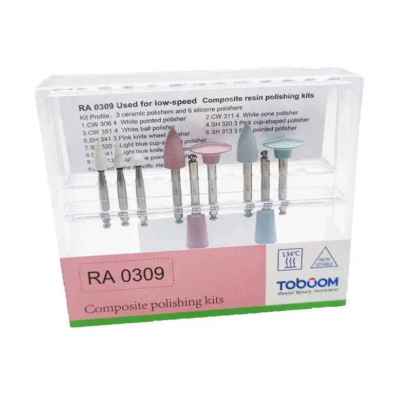 Hot Selling Dental Instruments RA0309 Dental Polishing Brush Set With 5boxes