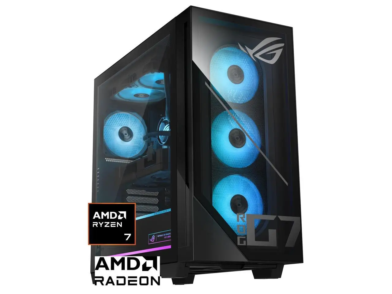 Asus Gaming Desktop Pc Gm700Tz-Ns776 Amd Ryzen 7 9800X3D 32Gb Ddr5 1Tb Nvme Ssd Amd Radeon Rx 9070 Xt Windows 11 Home