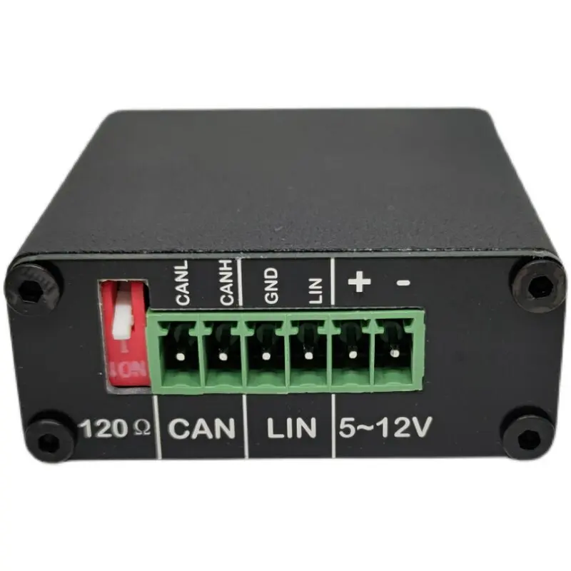 USB to CAN LIN Automotive Protocol Box Compatible with PCAN Pro with Storage for Offline Playback of Logs