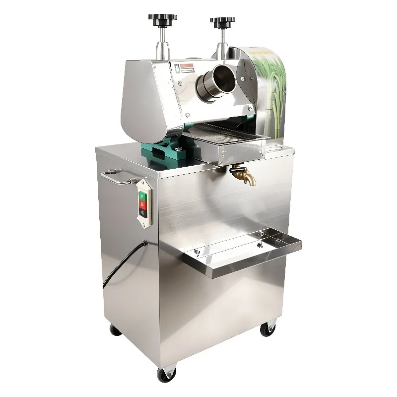 

Commercial stainless steel electric automatic household swing stall juicing sugarcane machine