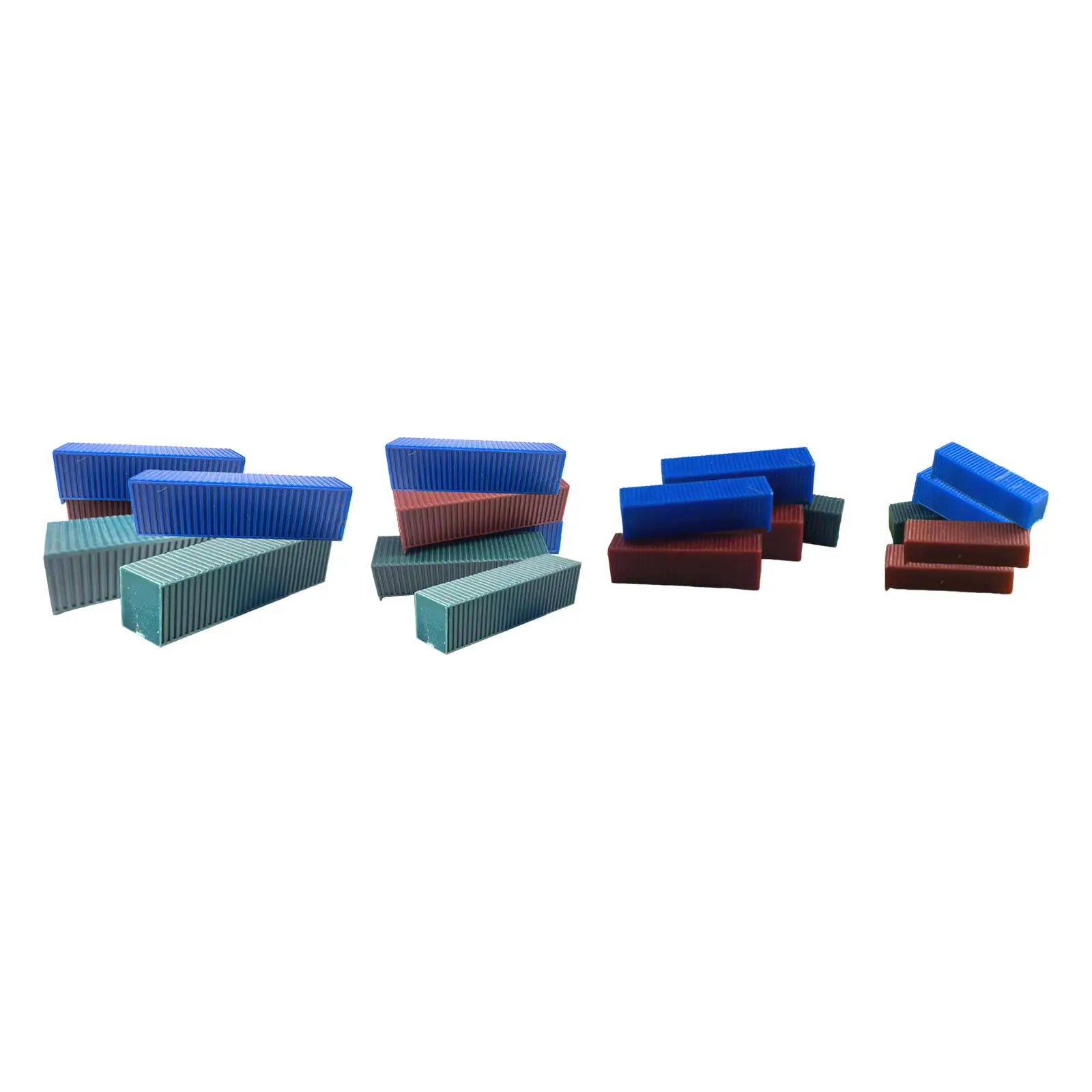 

5 Pieces Miniature Container Models Diorama Cargo Container Models for Layout