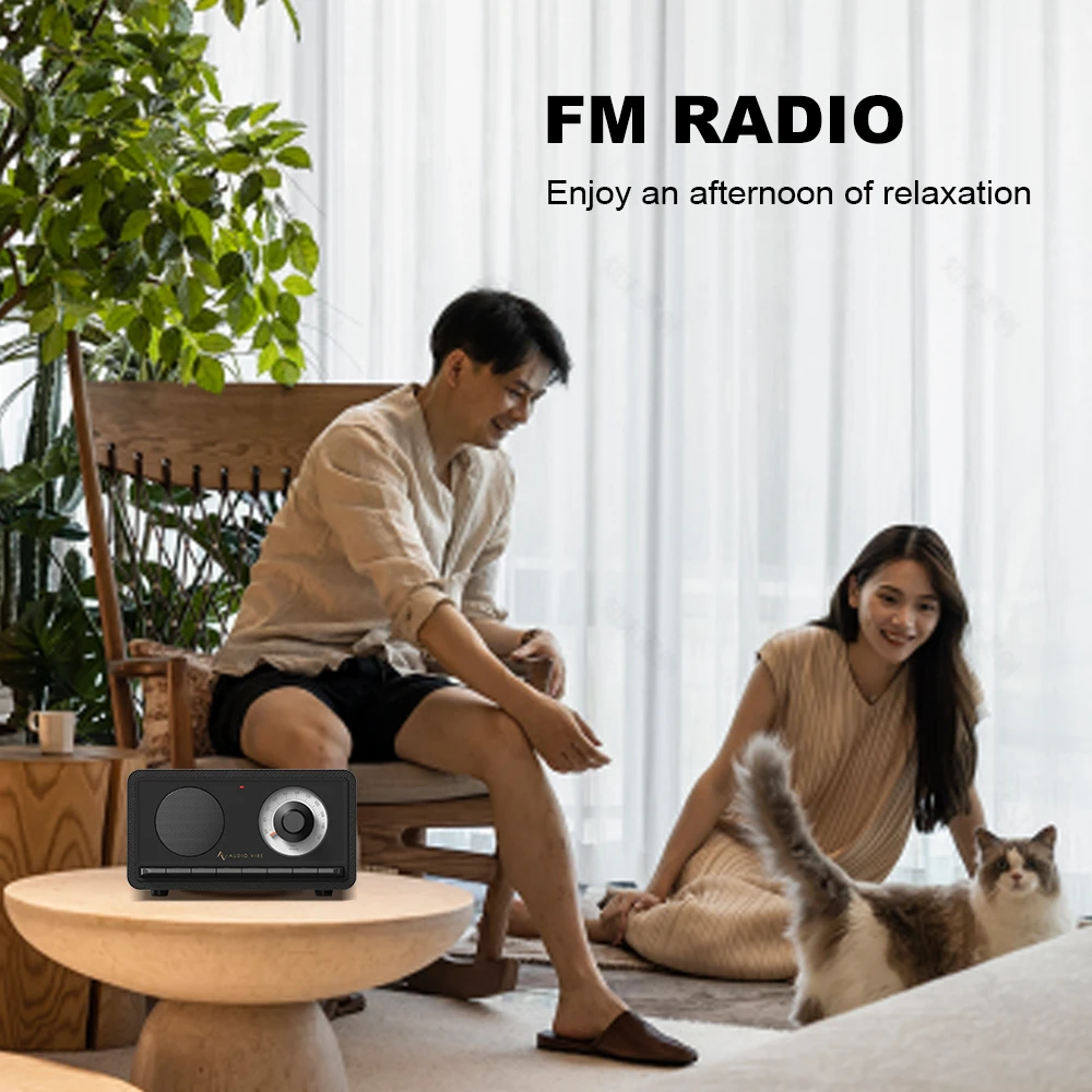Najlepiej sprzedający się bezprzewodowy głośnik Bluetooth 10W z drewnianą obudową, z funkcją ładowania bezprzewodowego i radiem FM, do użytku wewnątrz i na zewnątrz.