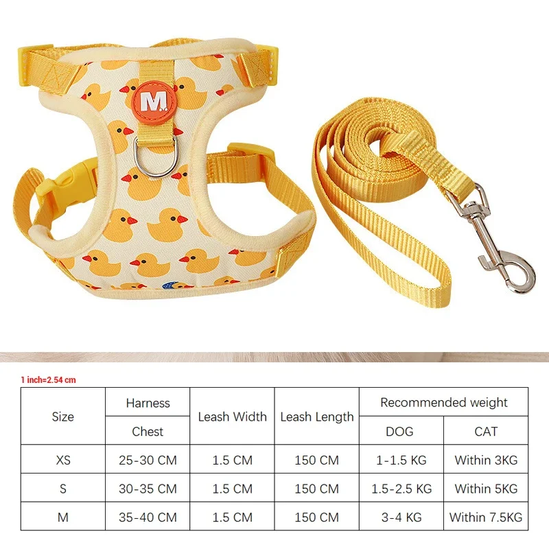 New Soft Mesh Small Cat Harness and Leash Set Adjustable Vest for Pet Kitten Easy Control Puppy Dogs Pets Supplies XS S M