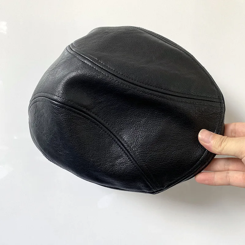 British Republic Style Forward Beret Vintage Literary Peaked Hat Unisex Autumn Winter
