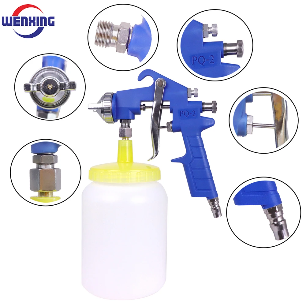 

1000ML 1.8MM Pneumatic Spray Gun Airbrush Sprayer Painting Atomizer Tool With Hopper For Painting Cars PQ-2