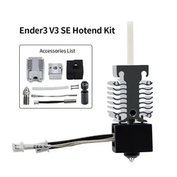 Ender-3 V3 SE 올 메탈 3D 프린터 핫 엔드 나노 바이메탈 가열 블록, 구리 깍지 압출기, 엔더 3 V3 SE 핫엔드 액세서리