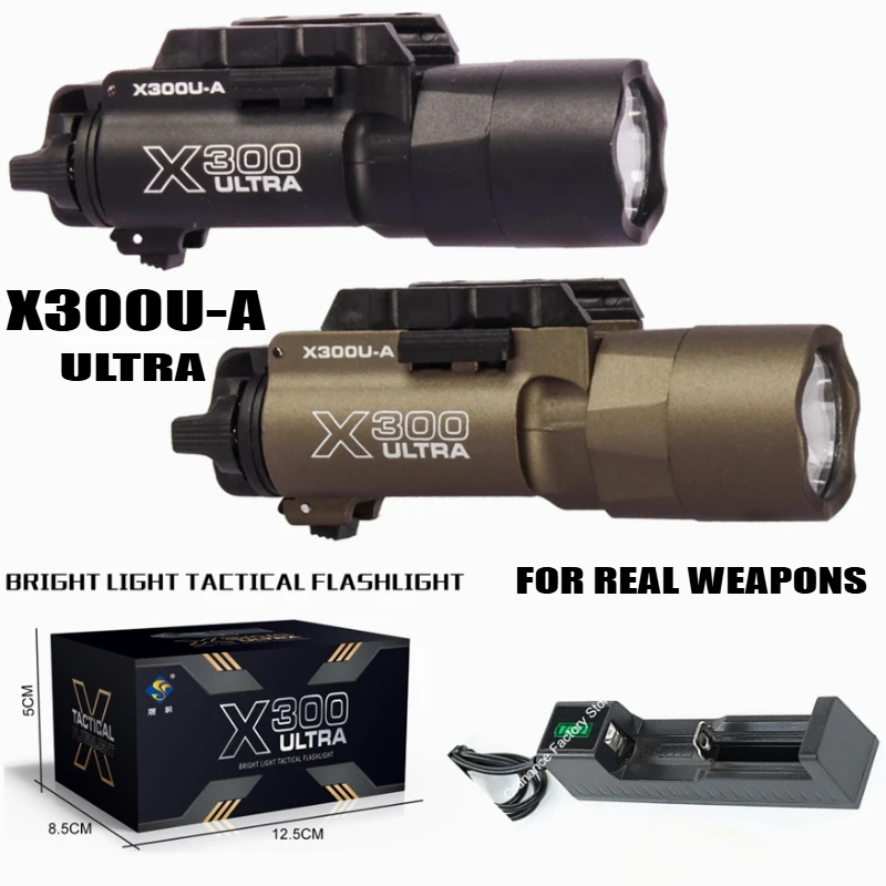 X300U Tactical LED Flashlight Outdoor Field Lighting Hunting Scout Light Gun Light Lanterna Rifle Fit 20mm Rail