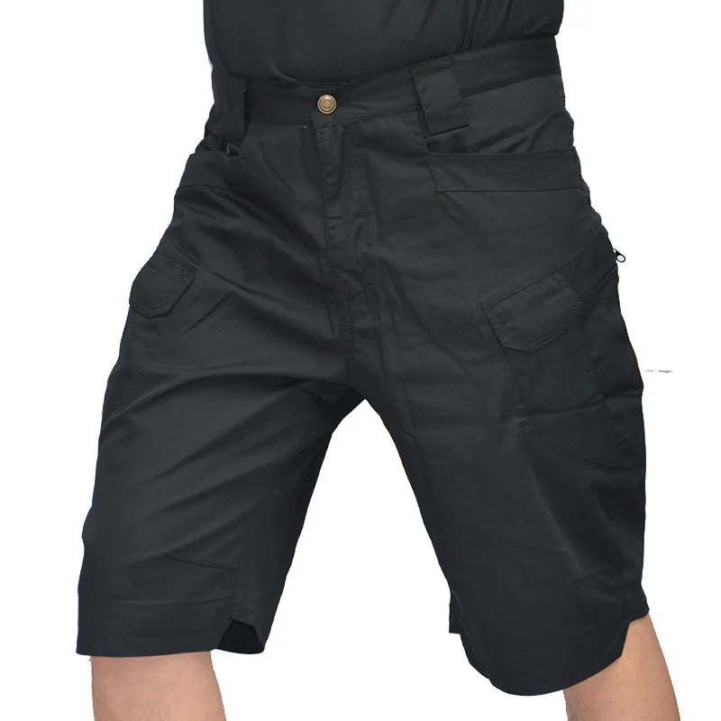 Lynjacye IX7 Outdoor Cargo Military Men Tactical Shorts for Summer Cotton Casual Pants Loose Beach Fishing Shorts