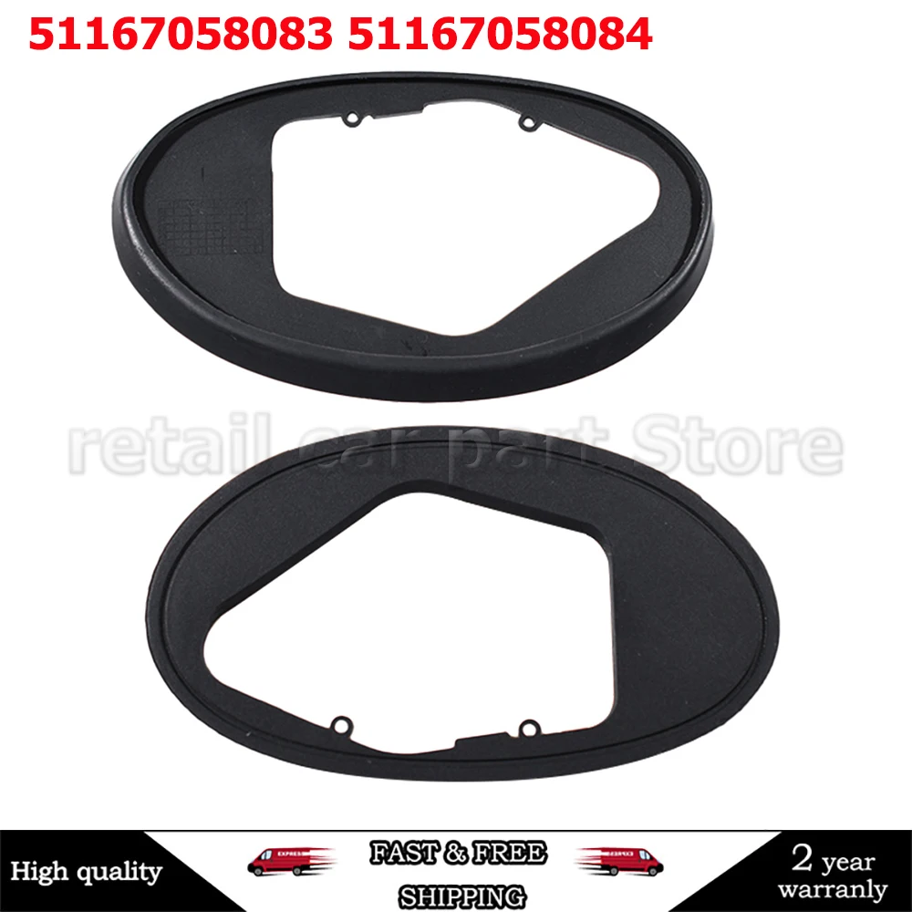 51167058083 51167058084 Gasket Pad Sealing Ring For MINI Cooper R50 R52 R53 Door Side Mirror Gasket Rubber Pad Sealing Ring