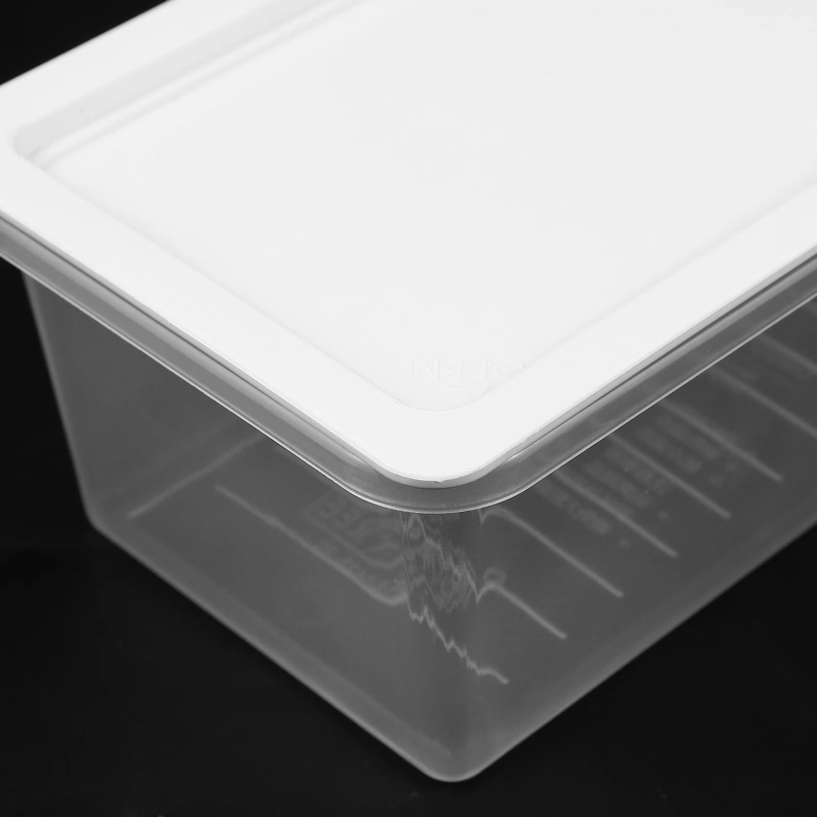 

Spaghetti Noodle Refrigerator Preservation Box Microwavable Butter Cheese Storage Container Airtight Pasta Organizer for Kitchen