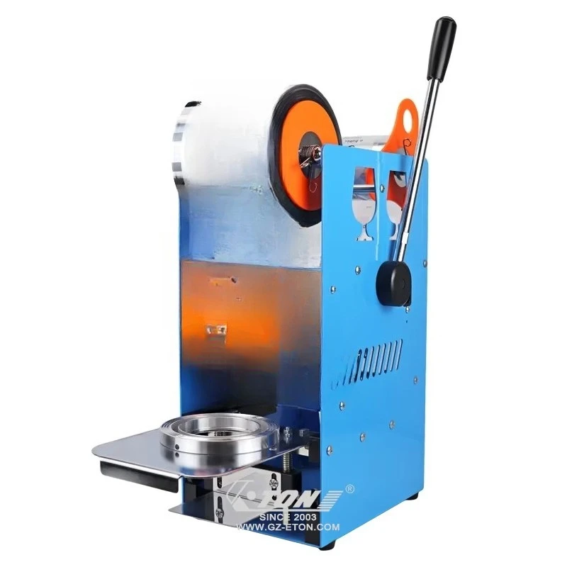 Eaton brand ET-D8 plastic cup sealing machine low price manual cup sealing machine tea cup sealing machine