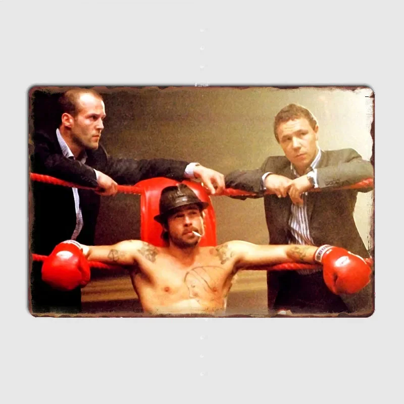 Póster de película Snatch-clásico de los años 50, cartel de Metal Retro clásico Vintage, cartel para garaje, Club, pared personalizada, decoración de habitación de estaño, decoración del hogar