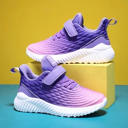 Zapatillas de deporte antideslizantes para niños y niñas, zapatos deportivos transpirables, zapatillas de tenis para correr, cómodas, informales, de moda, diarias