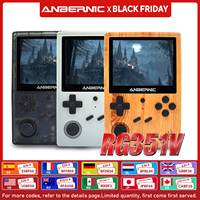 ANBERNIC New RG351V Retro Games Built-in 16G RK3326 Open Source 3.5 INCH 640*480 handheld game console Emulator For kid Gift