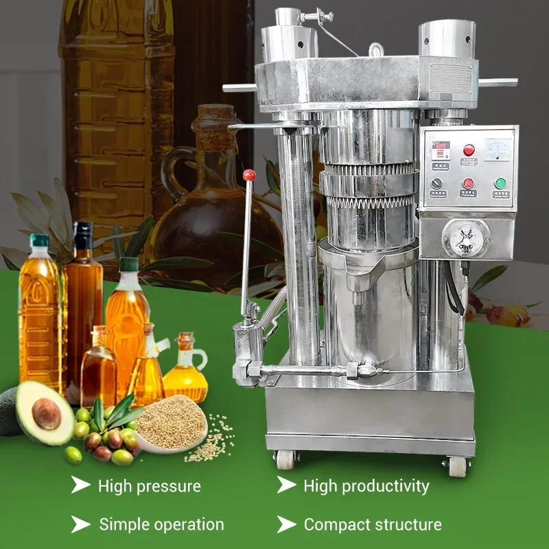 Hydraulic Cold Press Sesame Seed Coconut Olive Avocado Oil Process Pressing Extraction Machine