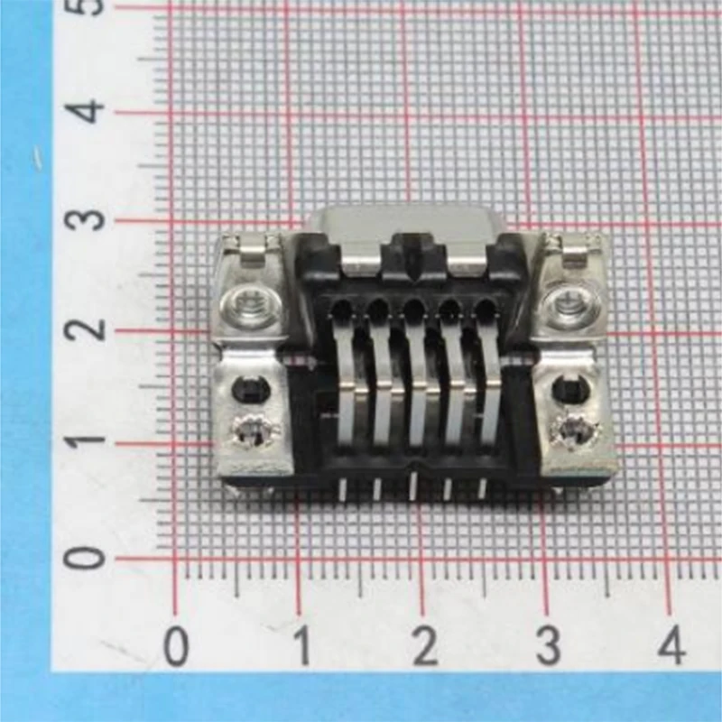 2PCS 1-106505-2 PCB D-Sub Connectors Receptacle Cable-to-Board 9 Position 2.74 mm [.108 in] Centerline 2 Row