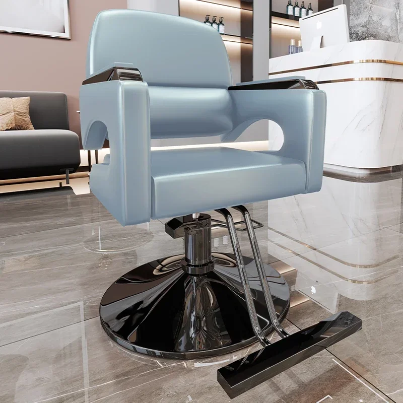 전문적인 심플한 이발 의자 고품질 트렌디한 편안한 인체공학적 살롱 의자 스타일링 심플한 실론 바베로 살롱 가구