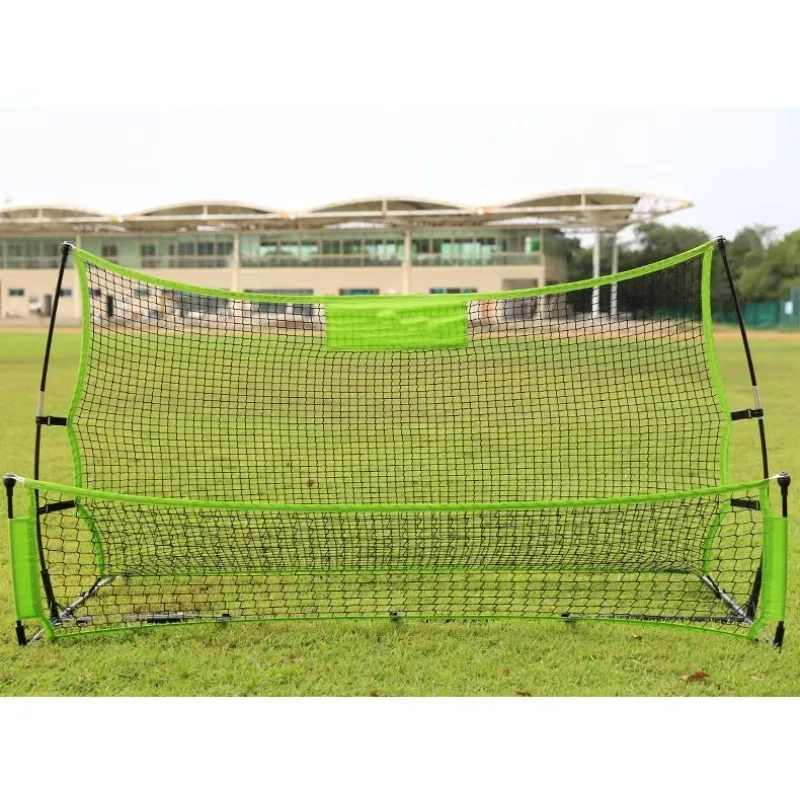 شبكة كرة قدم عالية الجودة مزدوجة الجوانب قابلة للفصل ومحمولة وارتفاع قابل للتعديل لكرة القدم