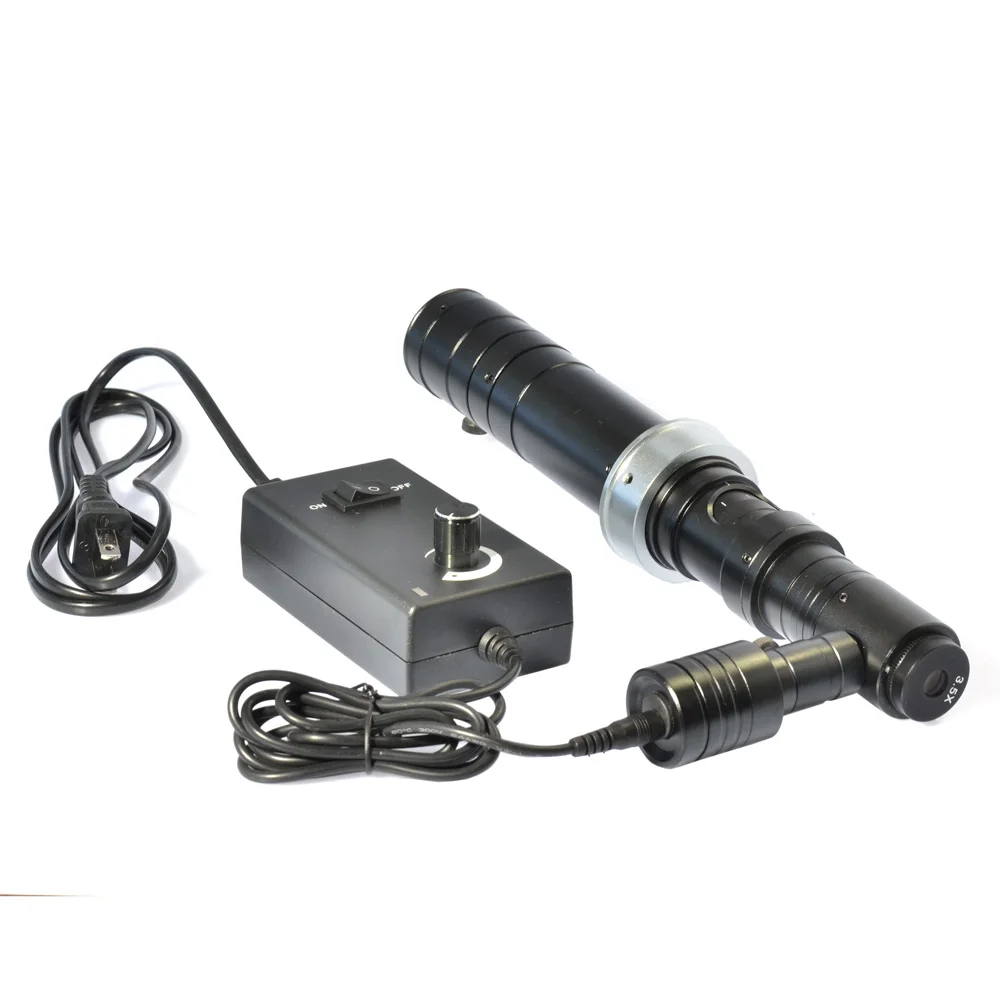 

1000X Inspection Zoom Monocular C-mount Lens with Coaxial Light for Microscope Camera Mobile Repair Soldering