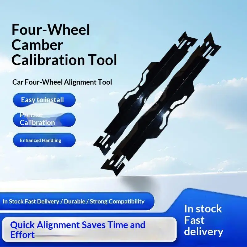 Wheel Alignment Tool Plate Rustproof Stainless Steel High Precision Toe Positioning Device for Car SUV Automotive Repair Work