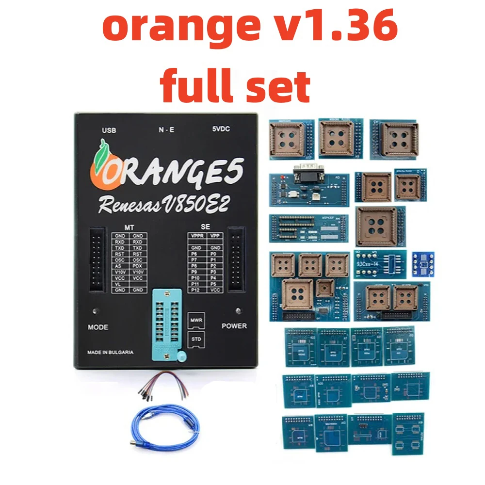 Newest Version Orange5 V1.42 V1.36 Programmer Orange 5 Programmer With Full Adapter Software Orange 5 v1.36 High Quality